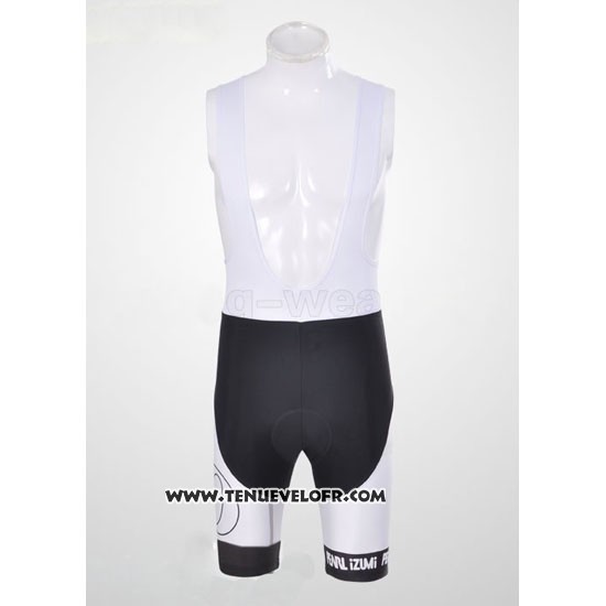 2011 Maillot Ciclismo Pearl Izumi Noir et Blanc Manches Courtes et Cuissard